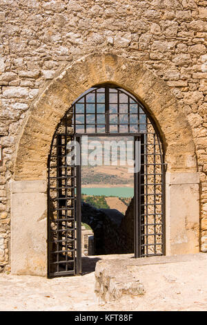 Caccamo château médiéval, près de Palerme, Sicile Banque D'Images