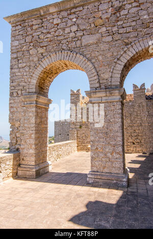 Caccamo château médiéval, près de Palerme, Sicile Banque D'Images