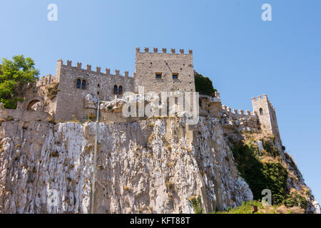 Caccamo château médiéval, près de Palerme, Sicile Banque D'Images