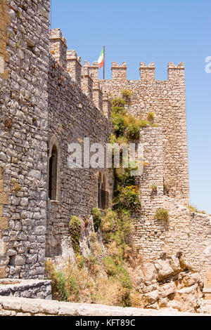 Caccamo château médiéval, près de Palerme, Sicile Banque D'Images