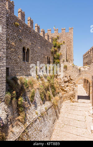 Caccamo château médiéval, près de Palerme, Sicile Banque D'Images