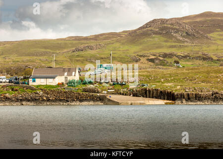 Ferry de l'île d'Ulva, Ulva, Argyll, Écosse. L'île d'Ulva fait maintenant l'objet d'un rachat communautaire Banque D'Images