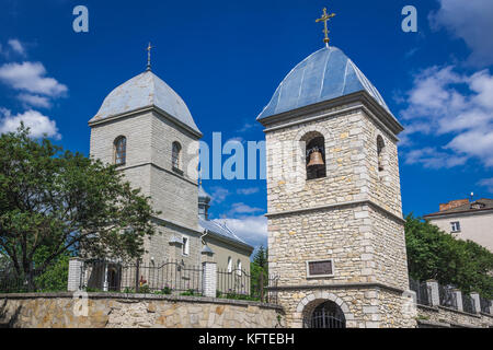 Église du XVIe siècle de l'Exaltation de la Croix, la plus ancienne église de la ville de Ternopil, centre administratif de la région de Ternopil Oblast dans l'ouest de l'UKR Banque D'Images