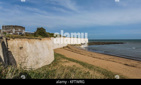 Les baies côtières autour de Kingsgate Domaine de Thanet Kent,UK, Banque D'Images