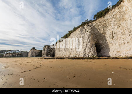 Les baies côtières autour de Kingsgate Domaine de Thanet Kent,UK, Banque D'Images