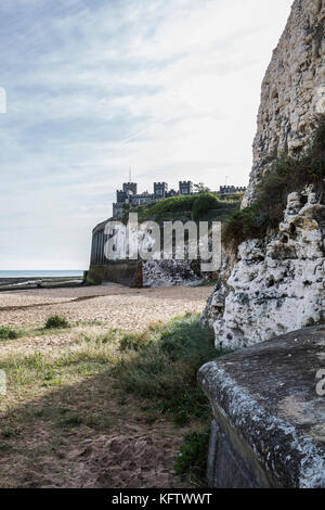 Les baies côtières autour de Kingsgate Domaine de Thanet Kent,UK, Banque D'Images