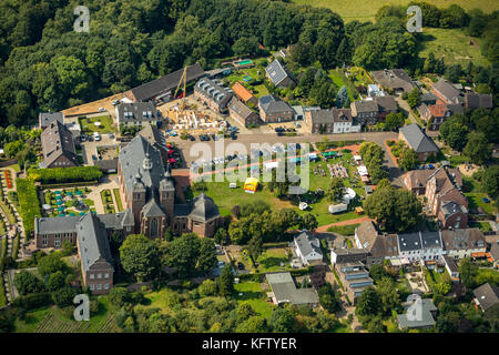 Musée Kloster Kamp Kloster Kamp, jardin en terrasse, jardin baroque, lits de fleurs, Centre spirituel et culturel Kloster Kamp, Kamp-Lintfort, Kamp-Lintfor Banque D'Images