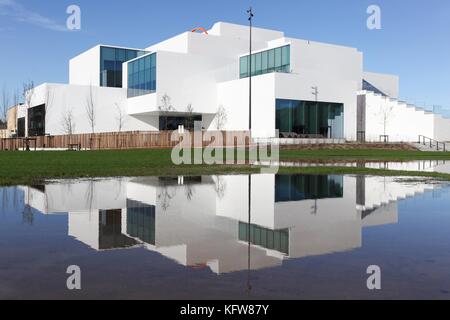 Billund, Danemark - 30 octobre 2017 : La maison est un bâtiment Lego à Billund, Danemark, la ville de la marque de Lego Banque D'Images