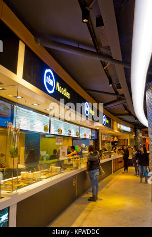 Food Court, Europa Passage shopping center, Hambourg, Allemagne Banque D'Images