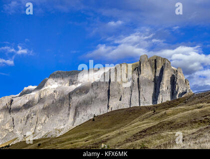 Sella, Dolomites Tyrol du sud, Italie col Banque D'Images