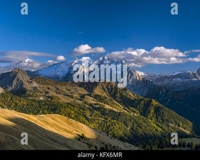 Sella, Dolomites Tyrol du sud, Italie col Banque D'Images