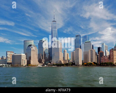 Lower Manhattan, également connu sous le nom de centre-ville de Manhattan, est la partie la plus méridionale de l'île Banque D'Images