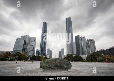 Place de la ville de fleurs à Guangzhou Banque D'Images