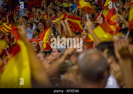 España vs l'Albanie. Partido de clasificación para el mundial de fútbol Rusia 2018. En el Disputado estadio Rico Pérez de la ciudad de Alicante (Espagne) Banque D'Images