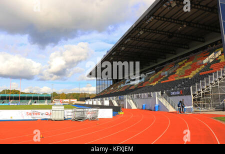 Allianz Park, stade de l'équipe de rugby de sarrasins, Barnet Copthall, UK Banque D'Images