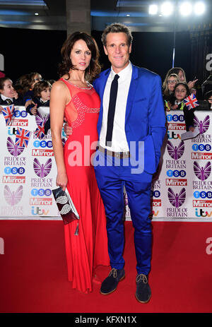 Beverley Turner et James Cracknell assistent aux Pride of Britain Awards 2017, à Grosvenor House, Park Street, Londres. Date de la photo : lundi 30 octobre. Le crédit photo devrait se lire : Ian West/PA Wire Banque D'Images