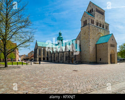 Cathédrale de l'Assomption Sainte-Marie, Cathédrale de la Vierge Marie à Hildesheim, site du patrimoine culturel mondial de l'UNESCO, Hildesheim Banque D'Images