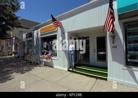 Rue Main Westhampton Beach Long Island New York Banque D'Images