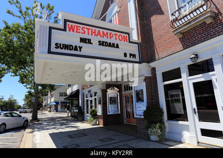 Centre des arts de la rue Main Westhampton Beach Long Island New York Banque D'Images