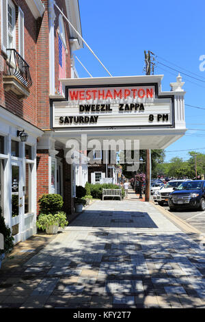 Centre des arts de la rue Main Westhampton Beach Long Island New York Banque D'Images