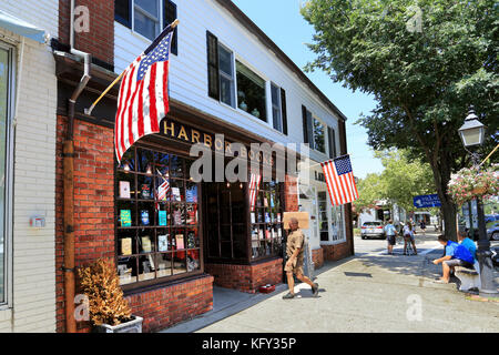 Book Store Sag Harbor Long Island New York Banque D'Images