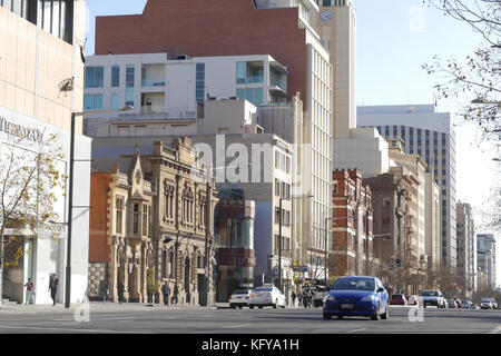 Vue sur terrasse nord à Adelaide, Australie du Sud Banque D'Images