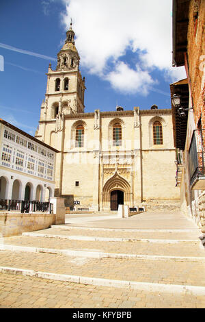 Église santa maria en Medina de Rioseco, Valladolid, Castille et Leon, Espagne Banque D'Images