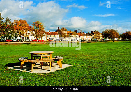 Village Green, West Auckland, County Durham Banque D'Images