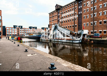 Gloucester Docks llanthony warehouse national waterways museum Banque D'Images