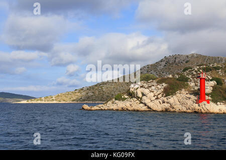 Îles au parc national de Kornati, mer adriatique, coatia Banque D'Images