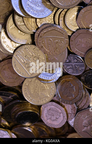 Pièces d’argent Banque D'Images