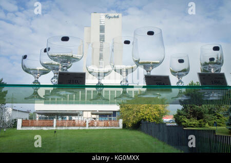 Anniversaire de l'usine Crystalex, magasin de verre Banque D'Images