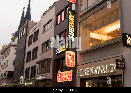 Cologne, Allemagne - 29 octobre 2017 : Banque D'Images