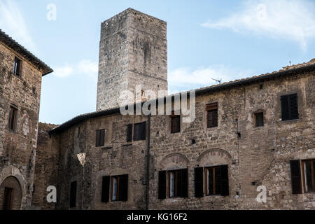 San Gimignano Toscane Italie, Raisin, vigne, vie de voyage, paysage, ciel bleu Banque D'Images