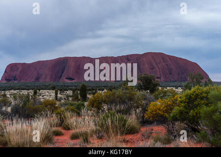 Uluru (Ayers Rock), l'Australie Banque D'Images