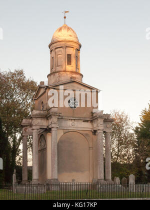 Mistley Twin Tower de brûlé clochers secteur religion christianisme ; Essex ; Angleterre ; uk Banque D'Images