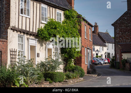 Peu de Walsingham Angleterre Norfolk Banque D'Images