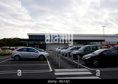 Supermarché aldi à whitstable town East Kent uk novembre 2017 Banque D'Images