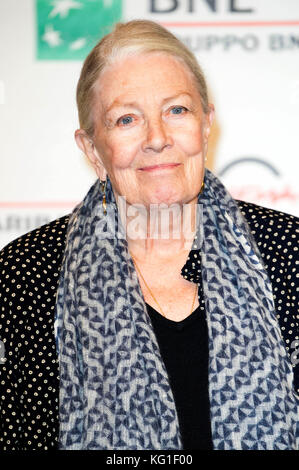 Rome, Italie. 09Th nov, 2017. Vanessa Redgrave assiste à un photocall au cours du 12e festival du film de Rome à l'auditorium Parco della Musica, le 2 novembre 2017 à Rome, Italie. crédit : geisler-fotopress/Alamy live news Banque D'Images