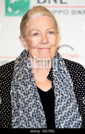 Rome, Italie. 09Th nov, 2017. Vanessa Redgrave assiste à un photocall au cours du 12e festival du film de Rome à l'auditorium Parco della Musica, le 2 novembre 2017 à Rome, Italie. crédit : geisler-fotopress/Alamy live news Banque D'Images