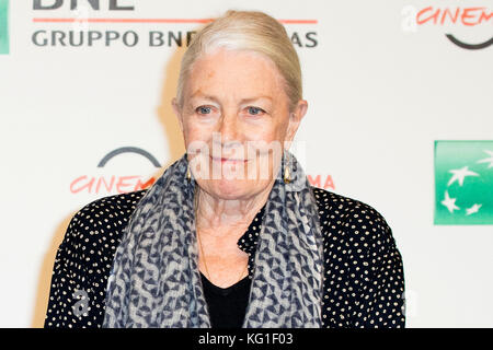 Rome, Italie. 09Th nov, 2017. Vanessa Redgrave assiste à un photocall au cours du 12e festival du film de Rome à l'auditorium Parco della Musica, le 2 novembre 2017 à Rome, Italie. crédit : geisler-fotopress/Alamy live news Banque D'Images