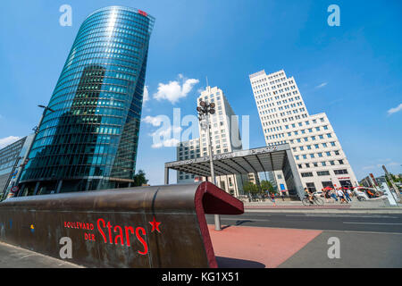 Berlin, Allemagne : Boulevard der Stars - - Potsdamer Platz Potsdamer Str. Banque D'Images