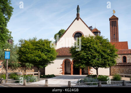 L'église anglicane Shrine Church of Our Lady of Walsingham Little Walsingham Norfolk England Banque D'Images