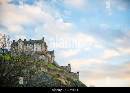 Le Château d'Édimbourg, l'UNESCO World Heritage Site, Édimbourg, Écosse, Royaume-Uni, Europe Banque D'Images