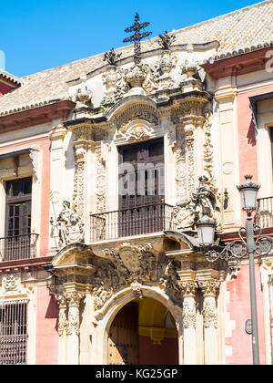 Palais de l'Archevêque, Séville (Séville), Andalousie, Espagne, Europe Banque D'Images