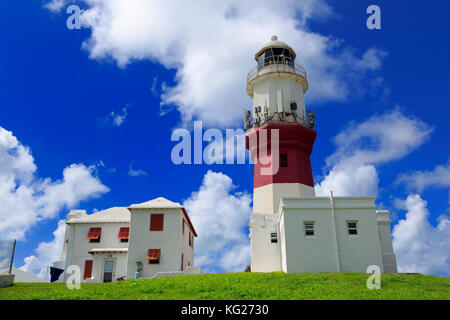 Phare de Saint David, île de Saint David, paroisse de Saint George, Bermudes, Amérique centrale Banque D'Images