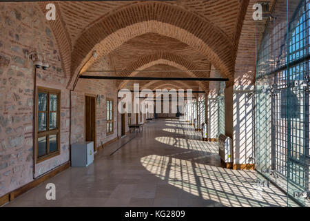 Vue de l'intérieur du Musée des Arts turcs et islamiques à Istanbul, Turquie Banque D'Images