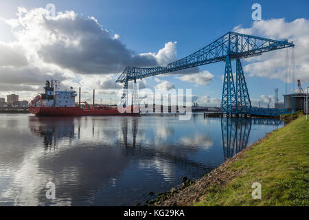 Transporter Bridge, Middlesbrough, Angleterre, Royaume-Uni Banque D'Images