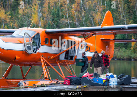 Hydravion de chargement pour voler en voyage Banque D'Images