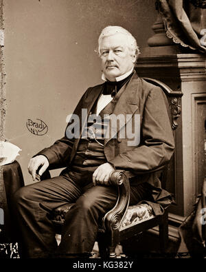 Titre : président millard fillmore informations sur les droits de l'homme : pas de restrictions connues sur la publication. moyenne : 1 négatif : le verre, le procédé au collodion humide. créé/publication : [entre 1855 et 1865] Banque D'Images